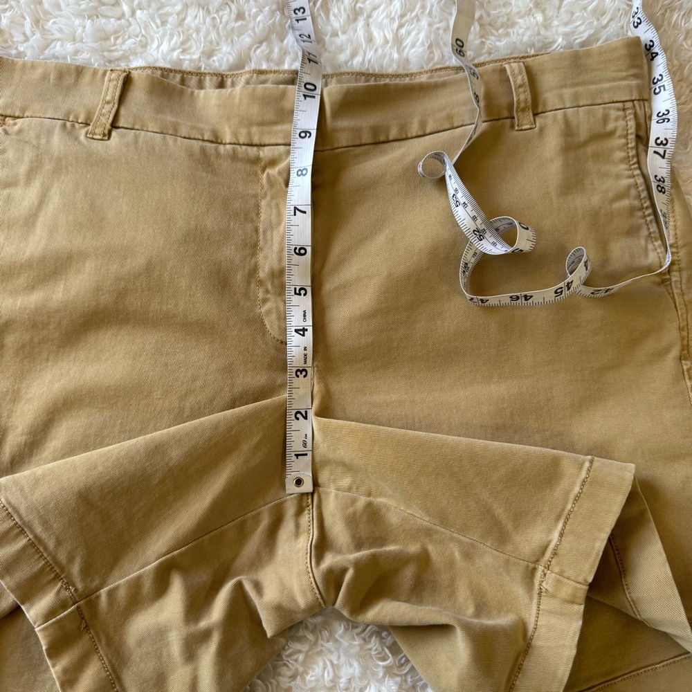 J CREW Women's Khaki 7" stretch chino short Size 14 H5809 - Picture 5 of 10